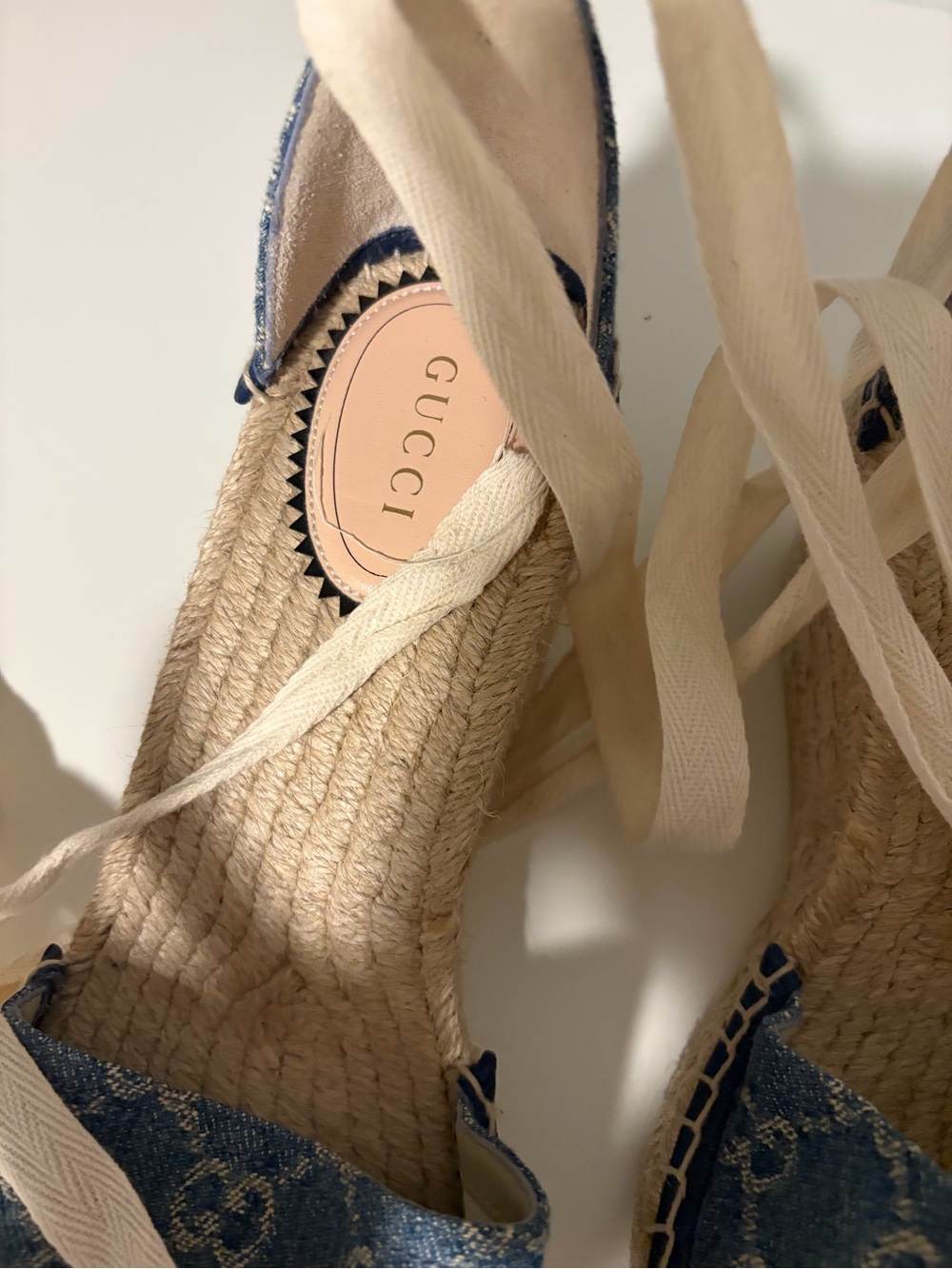 Gucci Women's Denim Espadrilles - Picture 5 of 8
